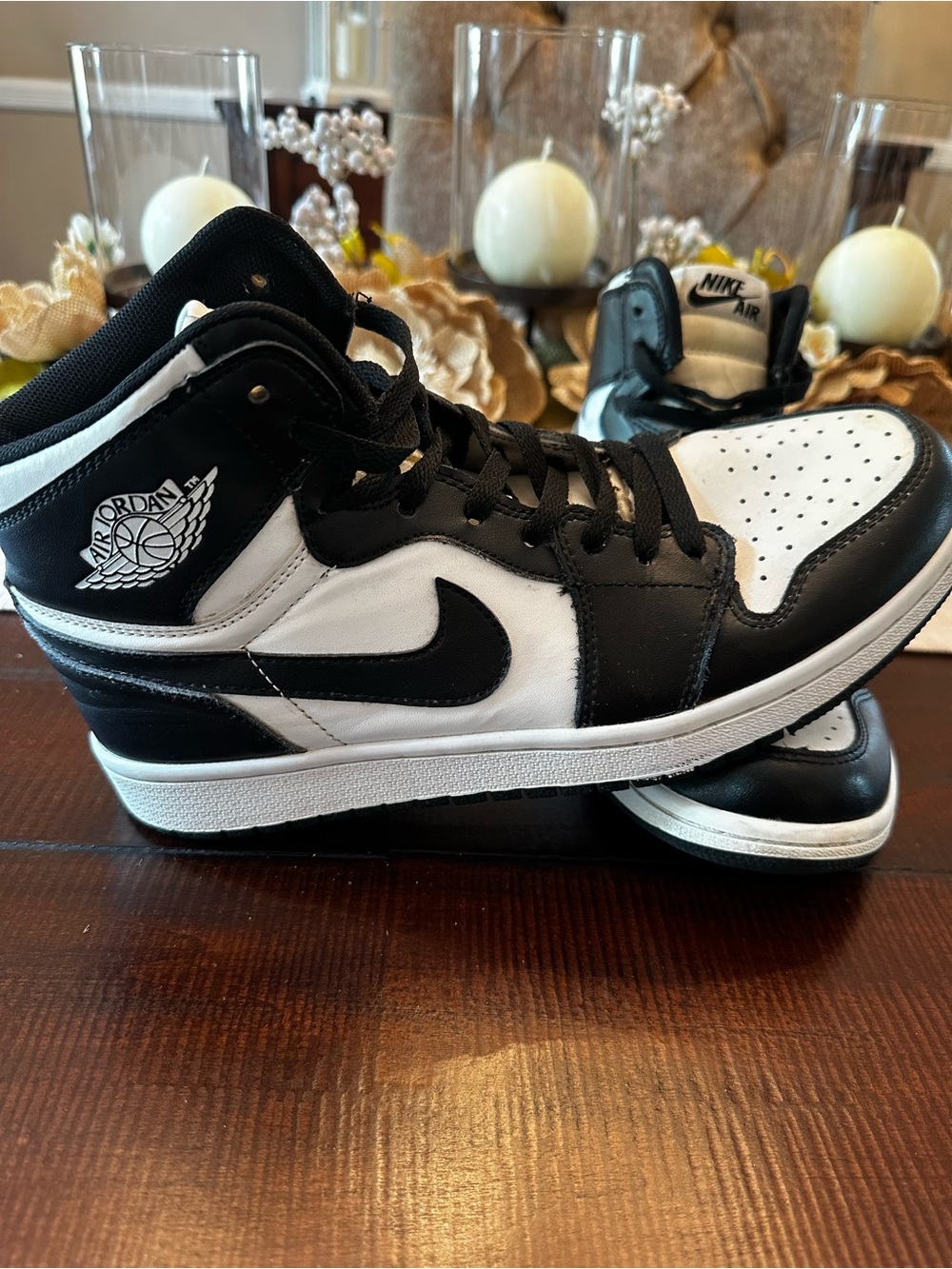 Jordan 1 High Black and White Retro High-Top Sneakers